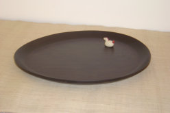 Plateau en forme d'oeuf
